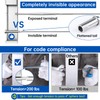 [Patent] Muzata 20 Pack 3/16" Invisible Cable Railing Kit Hardware