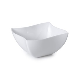 Fineline Settings Wavetrends White China-Like Square 8 oz. Serving Bowl 80 Pieces