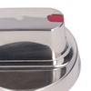 Gas Stove Knob Cover, Stainless Steel, Direct Installation, 5pcs, Compatible
