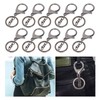 10Pcs Key Chain Plating Non Fading Simple Keychain Bag Buckle