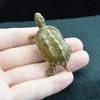 TEAMWILL 1PC Brass Vintage Turtle Figurine Statue Home Ornaments Animal