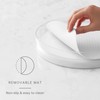 YouCopia FridgeView Turntable with Mat, 11", White