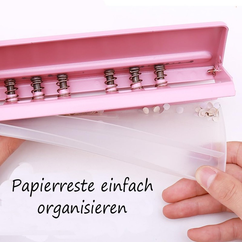 Kiswleon 6 Hole Punch Binder Puncher, Office Binder Puncher for