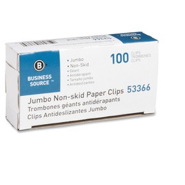 Business Source Nonskid Paper Clips