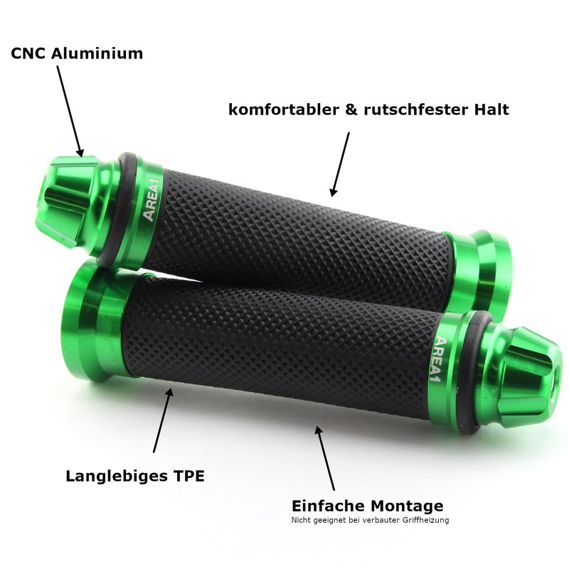 Universal Motorcycle / Scooter Handlebar Grips, Rubber Grip, 22 /