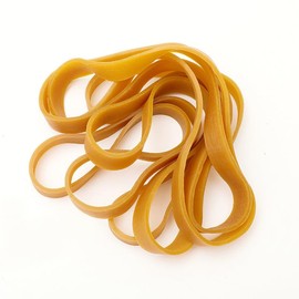 20Pcs Brown Rubber Bands,40CM*1CM Heavy Duty Trash Can Band,Thick Elastic Rubber Band,Wide Wrapping Bands,Large Elastic Bands for Industrial//Office