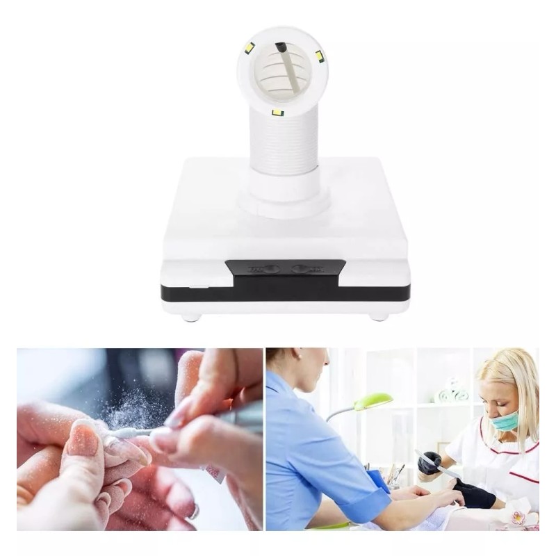 Salmue Extractor De Polvo Para Uñas, Colector De Polvo Manicura
