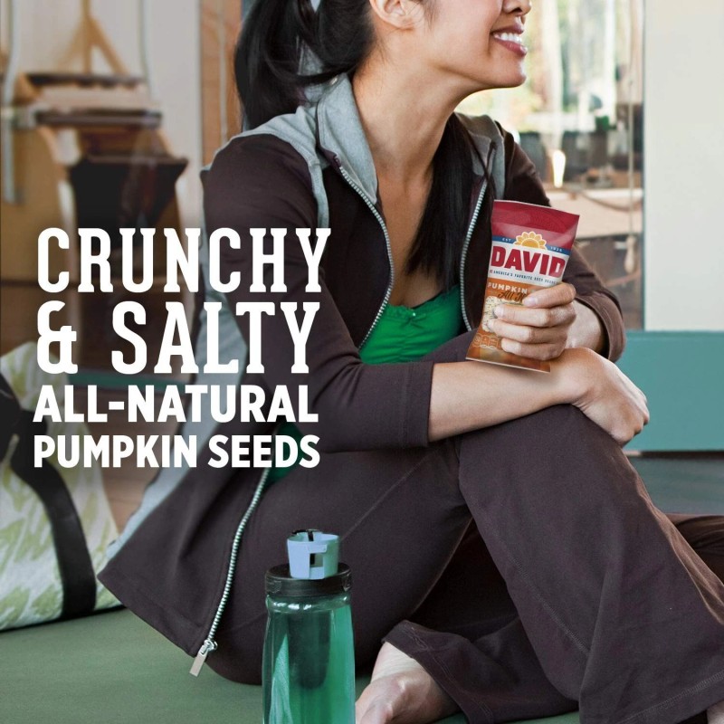 David Pumpkin Seeds Original - 2.25 oz x (6)