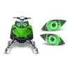 AMR Racing Snowmobile Headlight Eye Graphics Decal Cover Compatible with