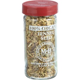 Morton & Bassett Fennel Seeds, 1.9 oz – Non-GMO, Salt-Free, Sweet and Anise-Like Flavor for Roasts, Sauces & Indian Dishes