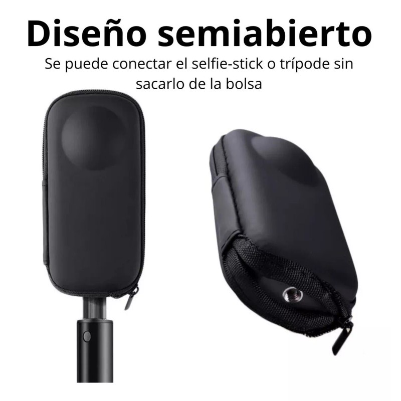 Estuchelandia Estuche Funda Para Insta 360 X3 Con Protector De