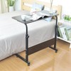 SogesGame Side Table with Wheels, Home Snack Side Table with