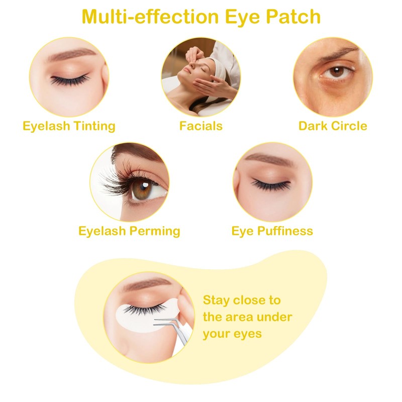 Auptiz 60 Pairs Eye Pads for Eyelash Extension, Extension Eyelash