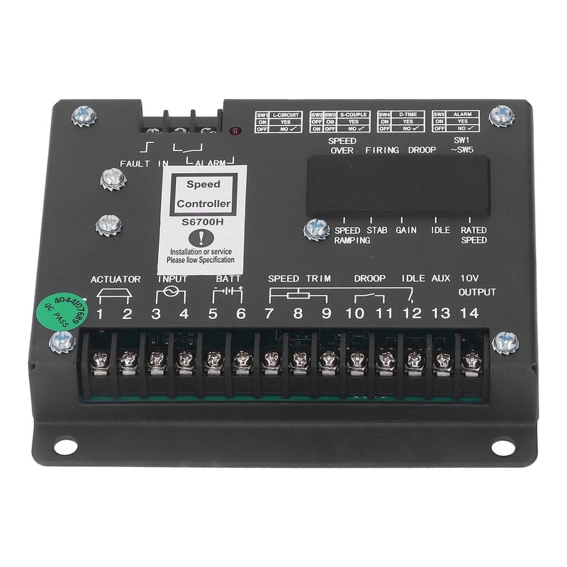 Electronic Generator Speed Controller Panel Diesel Governor Regulator Module 24V