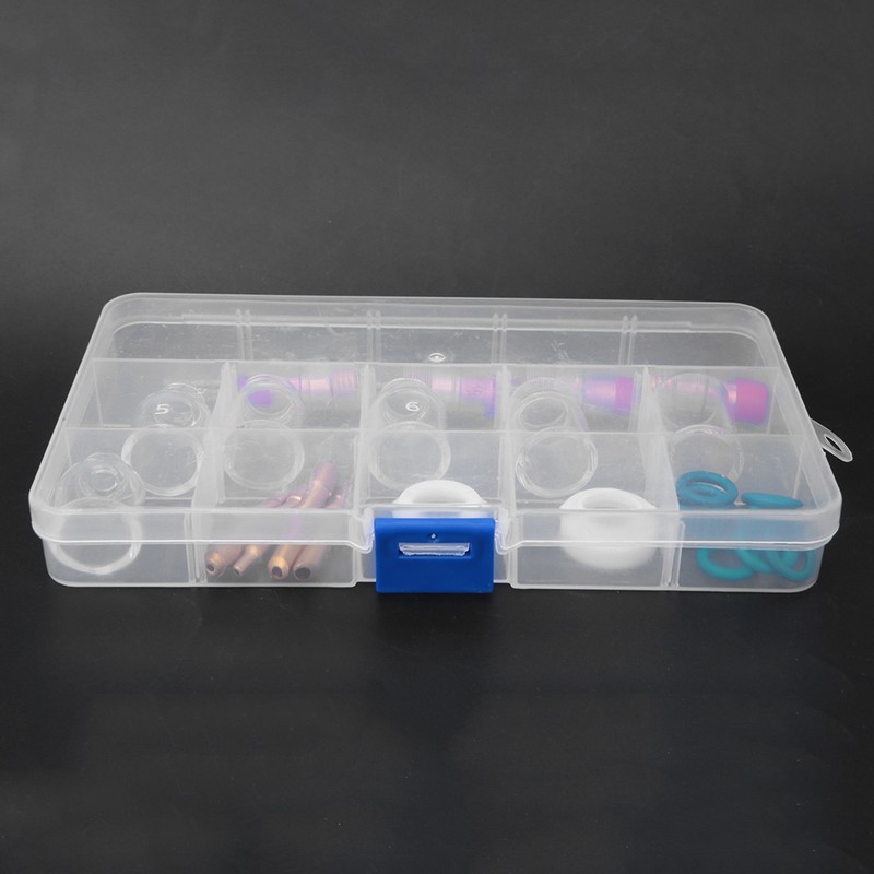 30pcs TIG Welding Kit Gas Len Glass Cup Tungsten Needle