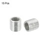 sourcing map Pack of 15 Thread Reducing Nuts Insert M10
