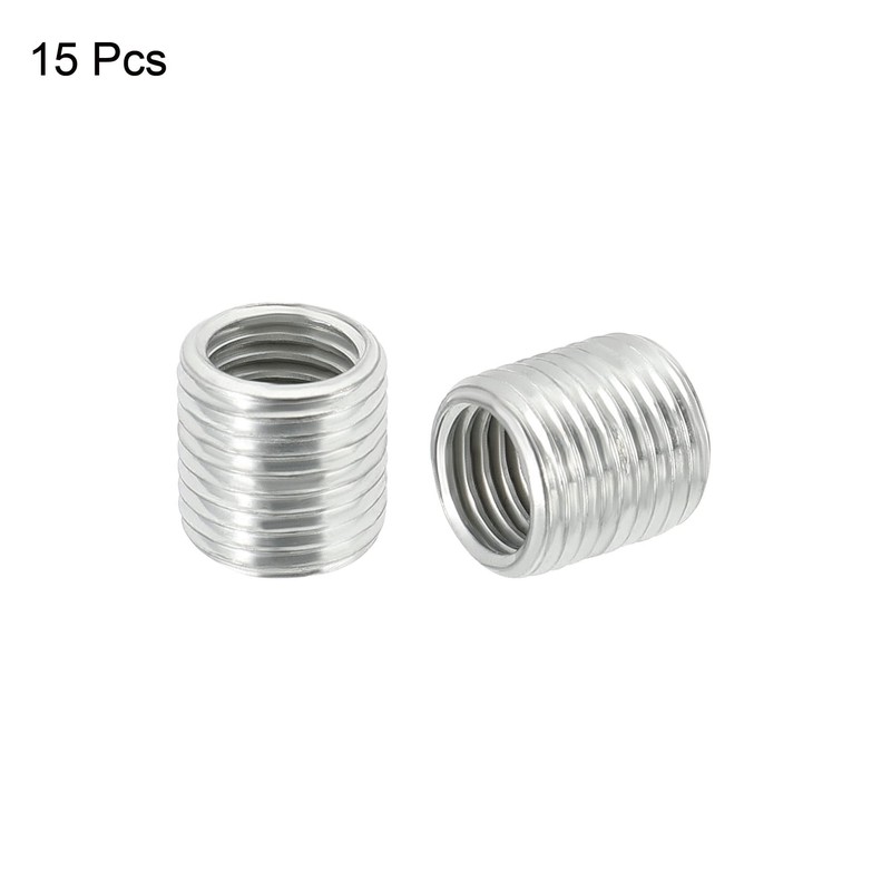 sourcing map Pack of 15 Thread Reducing Nuts Insert M10