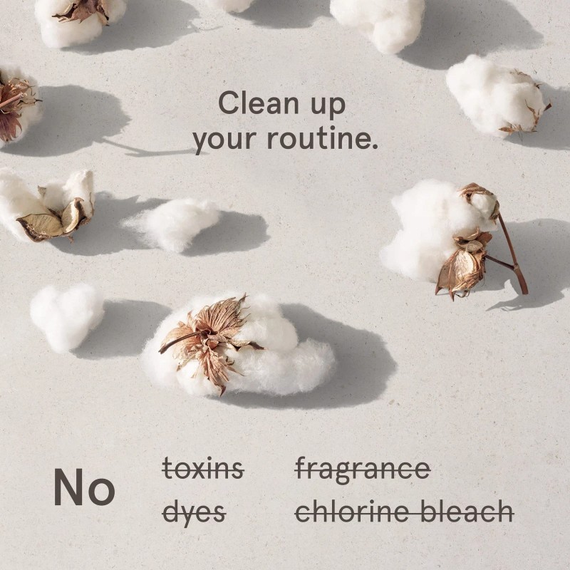 LOLA Organic Cotton Tampons Super Absorbency 80 Count with BPA