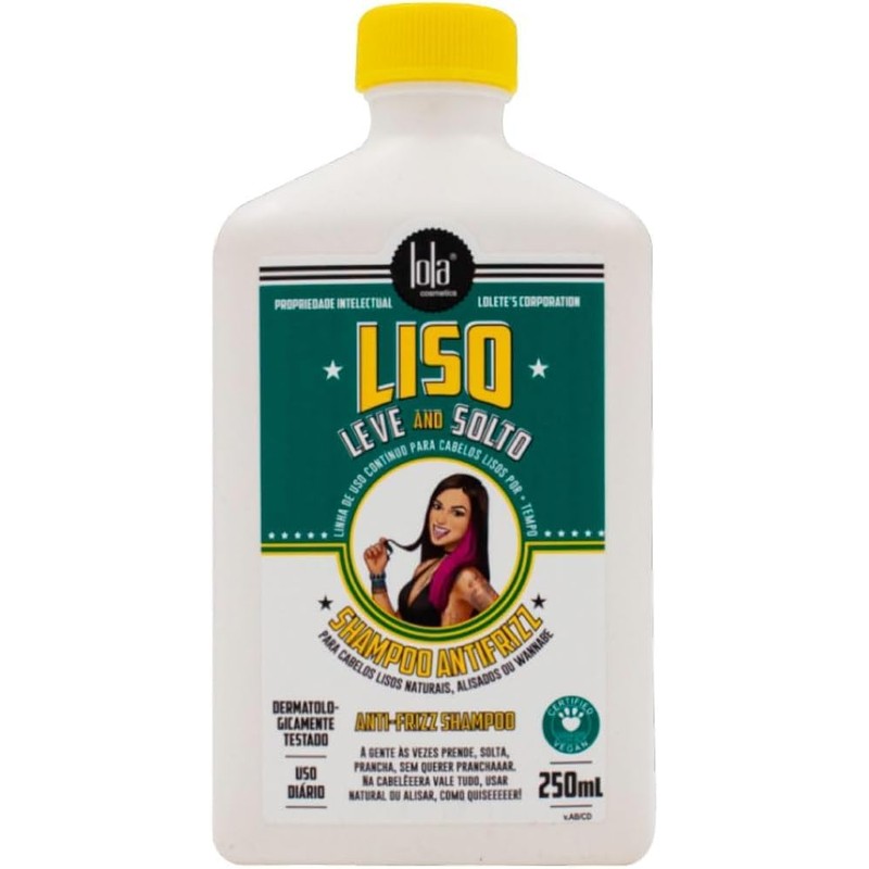 Liso leve e Solto Anti frizz Full Kit Lola Cosmetics