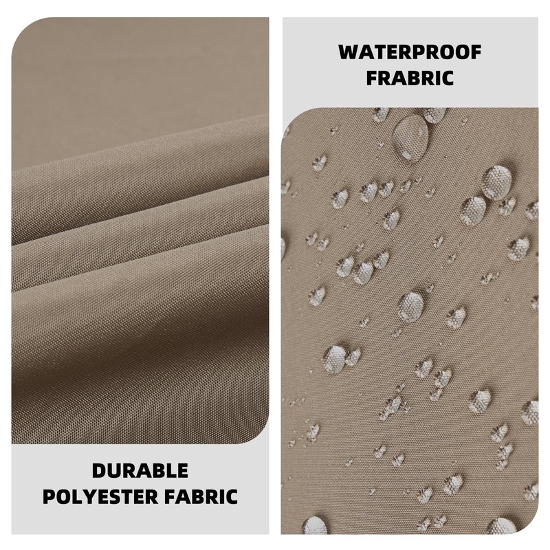 Birodeko 10x12 Gazebo Sidewall Curtains, 4-Panel Waterproof Mesh Window
