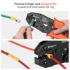 Preciva Crimping Pliers and Cable Lugs Set With 350 Pieces,