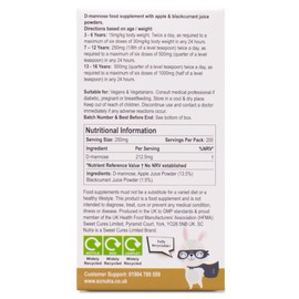 sc nutra Waterfall D-Mannose Children - Apple & Blackcurrant - Infant D-Mannose - Suitable for Girls & Boys aged 3+ SC Nutra (Sweet Cures)