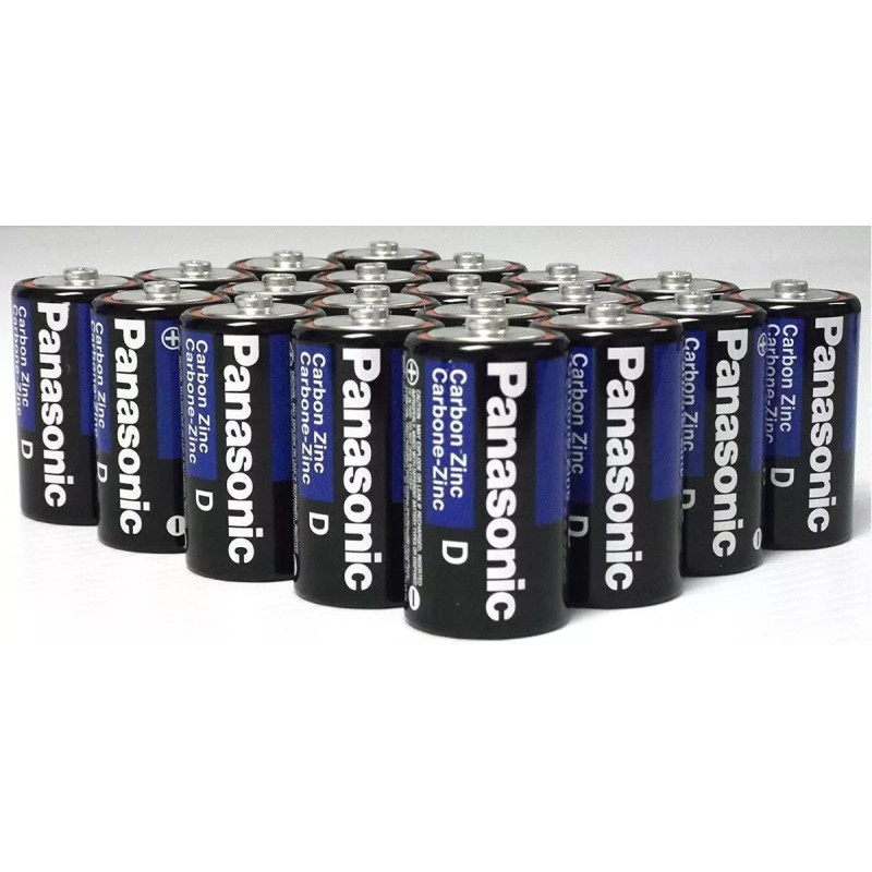 Panasonic Pila Panasonic Carbon Zinc Azul D Charola C/24 1.5v