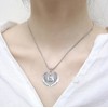 LSxAB Heart Angel Wing Memorial Cremation Urn Ashes Necklaces for