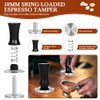 Adjustable Depth Espresso Tamper Set: 58mm Spring Loaded Espresso Distributor