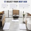 TECHMILLY Super Soft Shaggy Bathroom Rugs, Absorbent Thick Non Slip