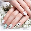 Housoutil 2sets Rhinestone Nail Art DIY Manicure Decor Flat for