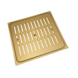 2 of Aluminium Gold Hit And Miss Louvre Vent Ventilation Cover 9 X 9 '