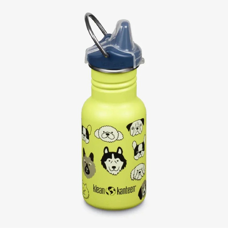 Klean Kanteen 12oz (355ml) Kid's Classic Sippy Bottle, Mushrooms