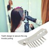 50pcs Hair Extension Clips Set Stainless Steel DIY 8 Teeth