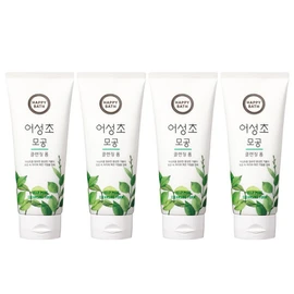 Happy Bath Houttuynia cordata Pore Cleansing Foam 200g x 4 / 해피바스 어성초 모공 클렌징폼 200g x4개