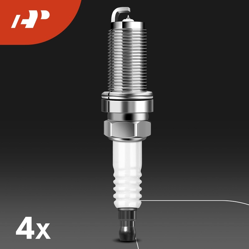 A-Premium Set of 4 Ignition Coil Pack and Iridium Spark
