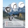 cciyu Door Mirror Left Driver Side/Right Passenger Side Manual Stainless