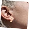 Beavorty 4 pairs Minimalist Hoop Earrings for Women Elegant Circle