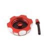 Unbranded NEW RED CNC BILLET FUEL GAS CAP For HONDA
