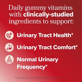 URO Urinary Tract Health Gummies – 2 Bottle Supply | Cranberry & D-Mannose Supplement for Bladder Comfort, UTI Support & Daily Wellness