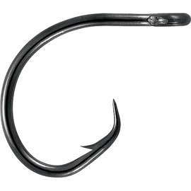 1 Packet of Mustad 39950NP-BN Size 12/0 Demon Perfect Circle Fishing Hooks-Qty:3