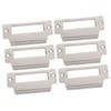 OSALADI Strike Plate 6pcs Door Hole Filler Cover Plate Door