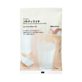 MUJI VBB69A4S Salty Lychee, Dissolved in Water, 0.3 oz (8 g) x 7 Bags for 16.9 fl oz (500 ml)