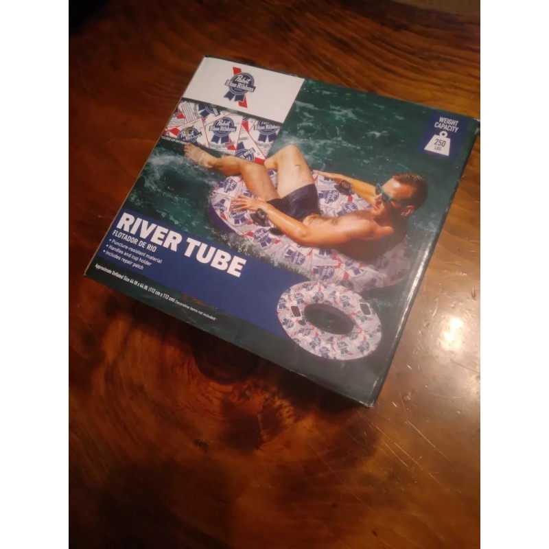 Pabst Blue Ribbon River Float Pool Float