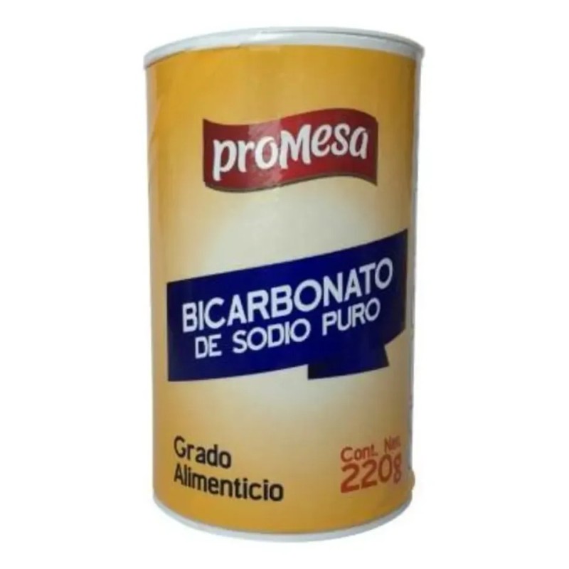 Bicarbonato De Sodio Promesa Grado Alimenticio Bote 220g