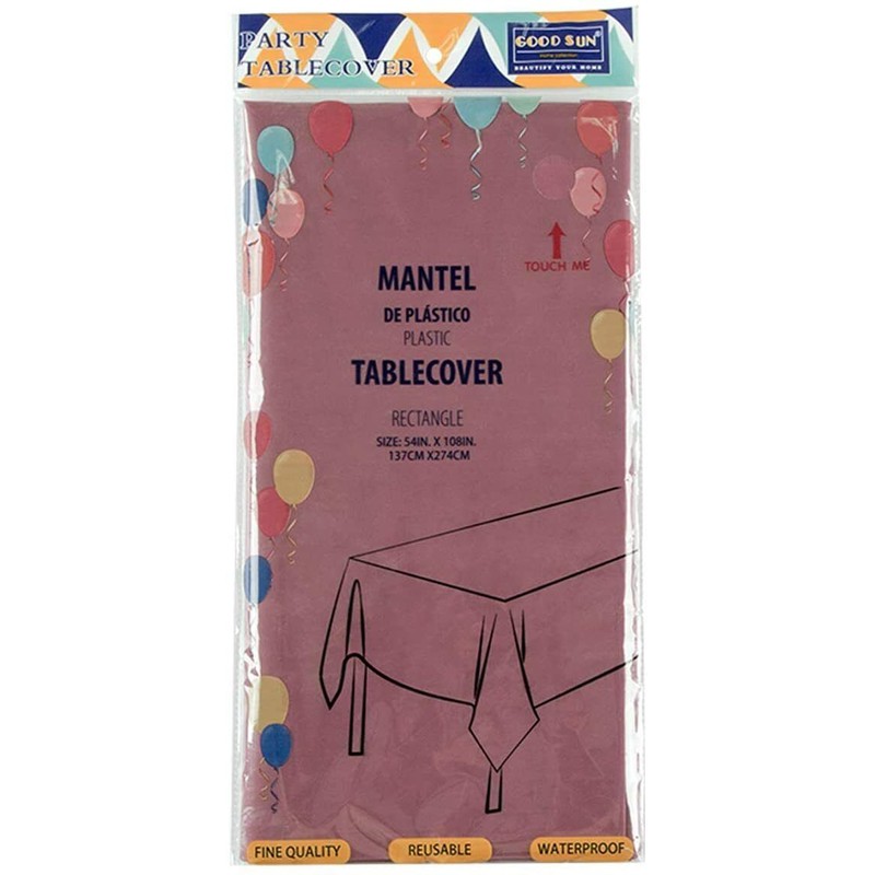 GoodSun Lavender Plastic Table Cover 54"x108" Birthday Wedding Party Tablecloth