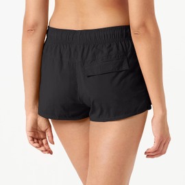Speedo Women's Essential Watershort Swimming Trunks | Ladies Swim Shorts, Black, L