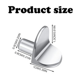 40 Pcs Shelf Support Pegs, Stylish and Exquisite Shelf Support Pegs, Uniquely Designed Shelf Support, Suitable for Improving Friction and Enhancing Structural Stability ﻿