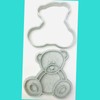 Set of 3 Cookie Teddy Bear Themed Cookie Cutters