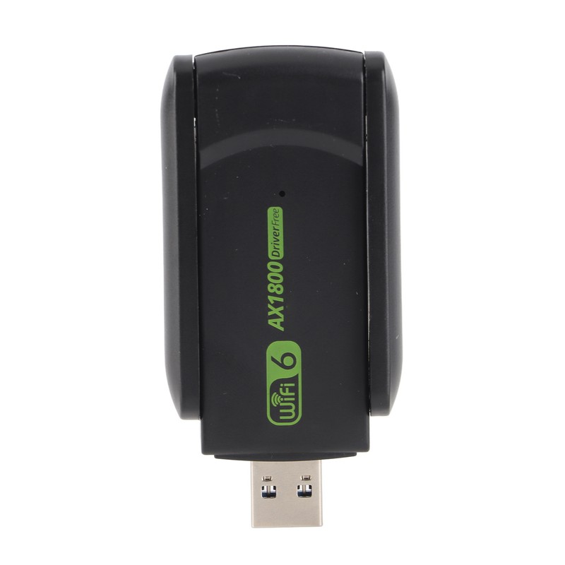 WiFi 6 Adapter USB3.0 2.4GHZ to 5.0GHZ AX1800Mbps MU MIMO